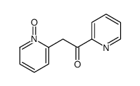 2-(1-oxidopyridin-1-ium-2-yl)-1-pyridin-2-ylethanone结构式