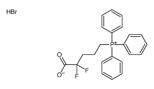 (4-carboxy-4,4-difluorobutyl)-triphenylphosphanium,bromide结构式