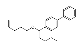 1-(1-pent-4-enoxypentyl)-4-phenylbenzene Structure