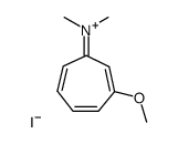 (3-Methoxy-cyclohepta-2,4,6-trienylidene)-dimethyl-ammonium; iodide结构式