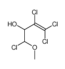 1,3,4,4-tetrachloro-1-methoxybut-3-en-2-ol Structure