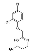 N-(3-aminopropyl)-2-(2,4-dichlorophenoxy)acetamide结构式