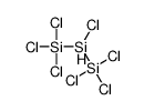 trichloro-[chloro(trichlorosilyl)silyl]silane结构式