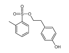 2-(4-hydroxyphenyl)ethyl 2-methylbenzenesulfonate Structure