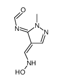 N-[4-[(hydroxyamino)methylidene]-2-methylpyrazol-3-ylidene]formamide Structure