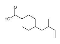 4-(2-methylbutyl)cyclohexane-1-carboxylic acid结构式