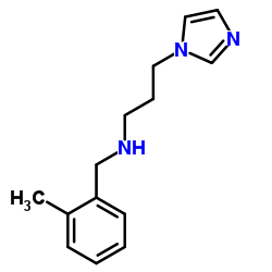 3-(1H-Imidazol-1-yl)-N-(2-methylbenzyl)-1-propanamine结构式