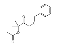 (4-benzylsulfanyl-2-methyl-3-oxobutan-2-yl) acetate Structure