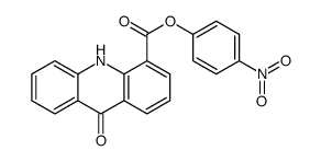 (4-nitrophenyl) 9-oxo-10H-acridine-4-carboxylate Structure