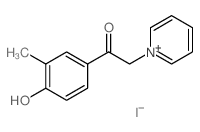 1-(4-hydroxy-3-methyl-phenyl)-2-pyridin-1-yl-ethanone结构式