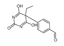 4-(5-ethyl-2,4,6-trioxo-1,3-diazinan-5-yl)benzaldehyde结构式