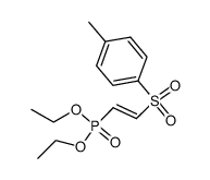 [(E)-2-(Toluene-4-sulfonyl)-vinyl]-phosphonic acid diethyl ester结构式