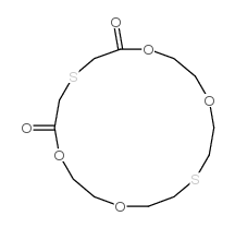 1,4,10,13-tetraoxa-7,16-dithiacyclooctadecane-5,9-dione structure