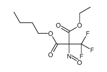 1-O-butyl 3-O-ethyl 2-nitroso-2-(trifluoromethyl)propanedioate Structure