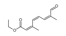 ethyl 3,7-dimethyl-8-oxoocta-2,4,6-trienoate Structure