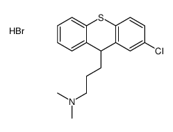 3-(2-chloro-9H-thioxanthen-9-yl)-N,N-dimethylpropan-1-amine,hydrobromide结构式