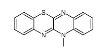 11-methylquinoxalino[2,3-b][1,4]benzothiazine Structure