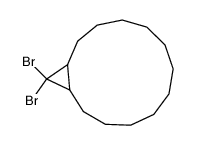14.14-Dibrombicyclo(11.1.0)tetradecan结构式