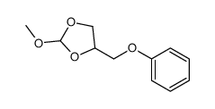 2-methoxy-4-(phenoxymethyl)-1,3-dioxolane Structure