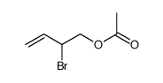 2-bromo-but-3-enyl acetate结构式