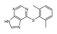 6-(2,6-dimethylphenyl)sulfanyl-7H-purine Structure