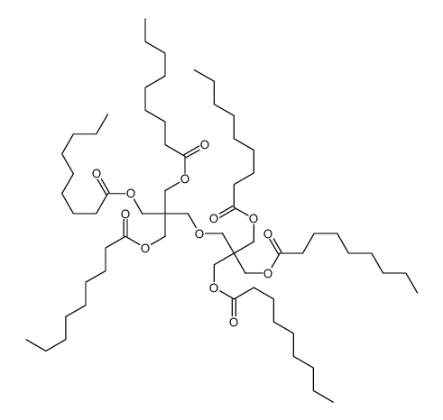 2,2'-[Oxybis(methylene)]bis[2-[(nonanoyloxy)methyl]-1,3-propanediol dinonanoate]结构式