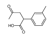 4-oxo-2-m-tolyl-pentanoic acid结构式