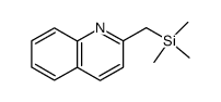 2-(trimethylsilylmethyl)quinoline结构式