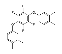 1,4-bis(3,4-dimethylphenoxy)-2,3,5,6-tetrafluorobenzene Structure