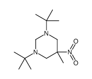 1,3-ditert-butyl-5-methyl-5-nitro-1,3-diazinane结构式