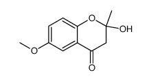 1-Acetyl-1-methyl-cyclohexan-4-ol结构式