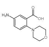 5-氨基-2-吗啉-4-基苯甲酸结构式