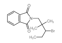 1H-Isoindole-1,3(2H)-dione,2-(3-bromo-2,2-dimethylpentyl)-结构式