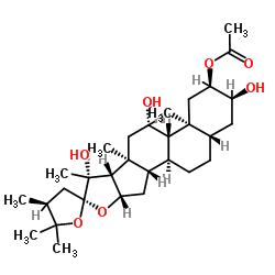 (2R,3S,5S,11S,20R,22S,24S)-24-Methyl-22,25-epoxyfurostan-2,3,11,20-tetraol 2-acetate Structure