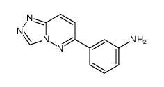 3-([1,2,4]triazolo[4,3-b]pyridazin-6-yl)aniline结构式