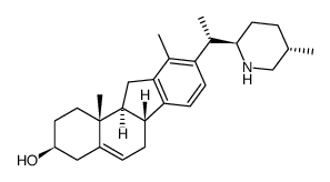 14,15,16,17-Tetradehydroveratraman-3β-ol structure