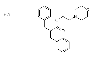 2-morpholin-4-ylethyl 2-benzyl-3-phenylpropanoate,hydrochloride结构式