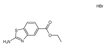 ethyl 2-amino-1,3-benzothiazole-5-carboxylate hydrobromide Structure