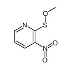 methyl 3-nitro-2-pyridinesulfenate结构式