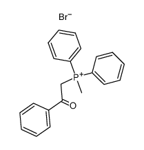 Methyl-diphenyl-phenacyl-phosphoniumbromid结构式