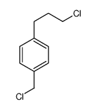 1-(chloromethyl)-4-(3-chloropropyl)benzene结构式