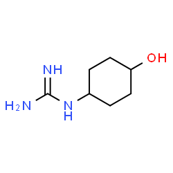 Guanidine, (cis-4-hydroxycyclohexyl)- (9CI)结构式
