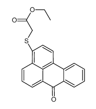 ethyl 2-(7-oxobenzo[a]phenalen-3-yl)sulfanylacetate结构式