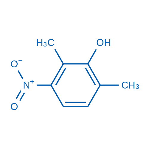 2,6-Dimethyl-3-nitrophenol structure