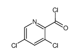 3,5-Dichloropyridine-2-carbonyl chloride结构式