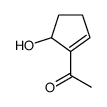 1-(5-hydroxycyclopenten-1-yl)ethanone Structure