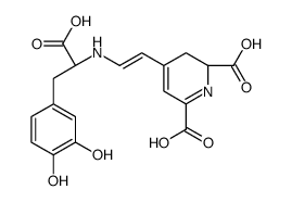 (2S)-4-[(1E,2E)-2-[[(S)-1-Carboxy-2-(3,4-dihydroxyphenyl)ethyl]imino]ethylidene]-1,2,3,4-tetrahydro-2,6-pyridinedicarboxylic acid picture