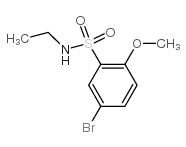 5-Bromo-N-ethyl-2-methoxybenzenesulfonamide Structure