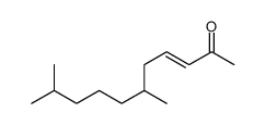 6,10-dimethylundec-3-en-2-one Structure