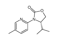 (S)-4-isopropyl-3-(5-methylpyridin-2-yl)oxazolidin-2-one结构式